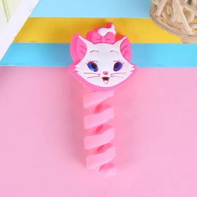 style 1 Держатель спирального шнура, устройство для сматывания кабеля, usb-кабель для наушников, защита для зарядки, защита кабеля для iphone - Цвет: style 1