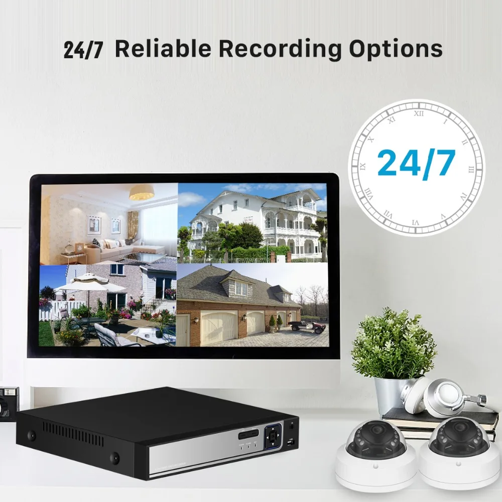BESDER 4CH 1080p HDMI NVR CCTV система 4 шт. 3MP камеры безопасности ИК Крытый водонепроницаемый