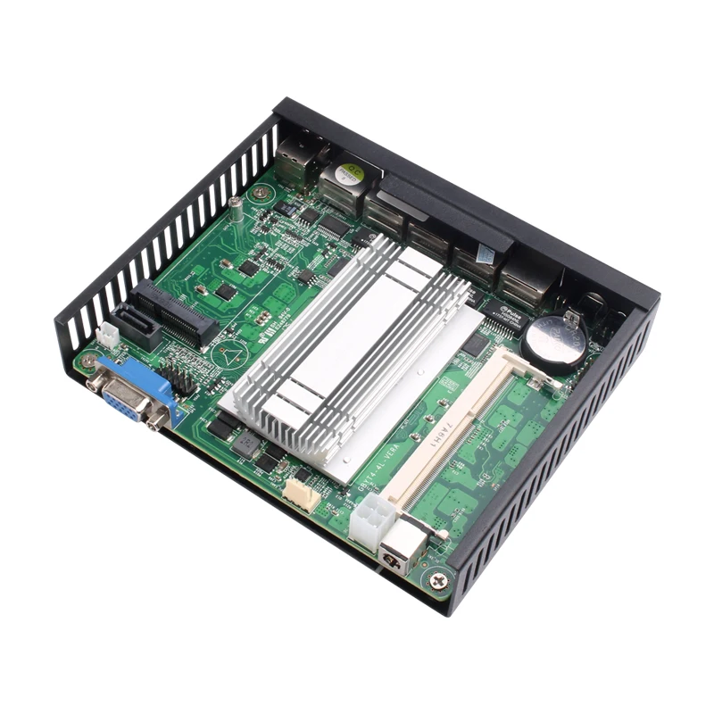 Мини ПК Intel Celeron J1900 брандмауэр маршрутизатор 4 LAN i211AT Gigabit Ethernet RJ45 VGA 2xusb Поддержка Pfsense Linux| |