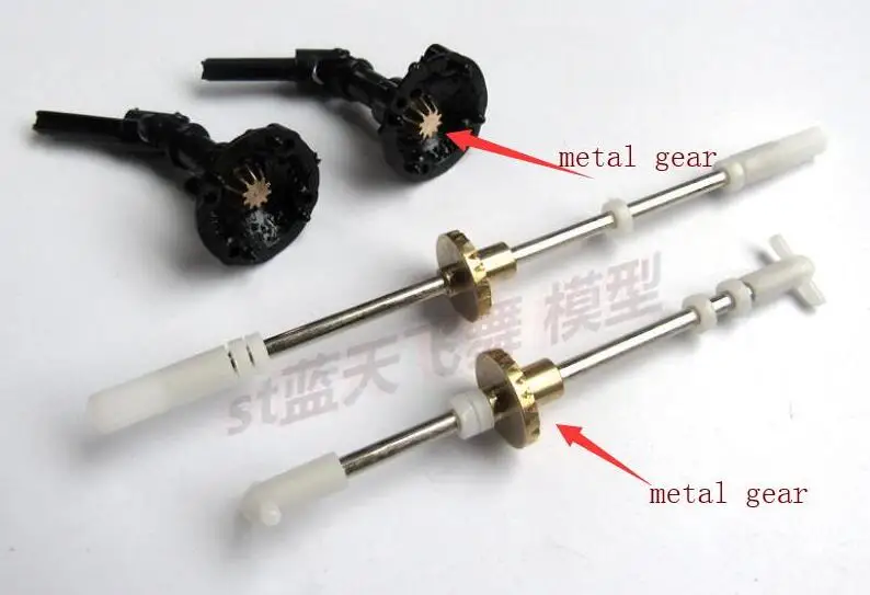 

HengLong WPL B-1 B-14 B-24 B24 C14 C-14 C24 B16 B36 1/16 Military Truck RC Car upgrade Metal front and rear axle gear