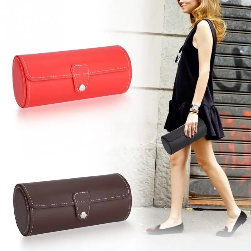 Портативный Дорожный Чехол для часов чехол наручных с 2 слотами хранения колец