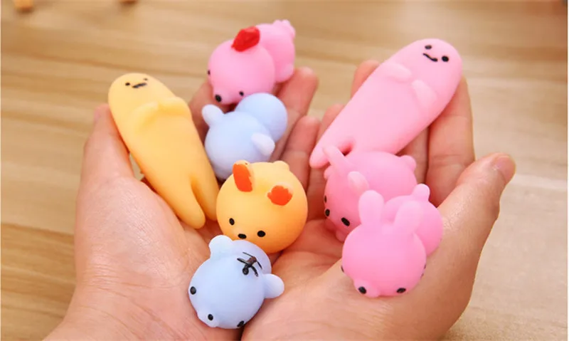 DHL 100 шт./лот милая мягкая игрушка Mochi для детей взрослых антистресс снятия