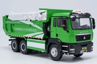 collectible alloy model 124 heavy duty truck sinotruk sitrak c6g dump truck construction vehicles diecast toy model decoration