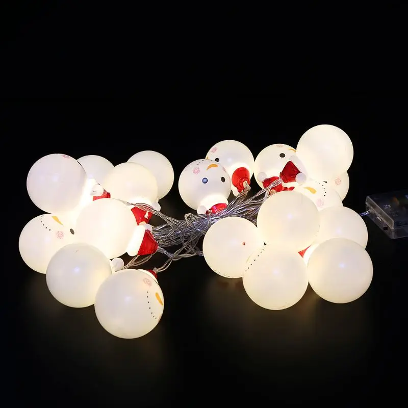 1,5 M 3M USB кабель с Снеговик led гирлянда Санта светодиодные рождественские светильник для дома и сада Крытый вечерние Свадебные Рождественские украшения светильник