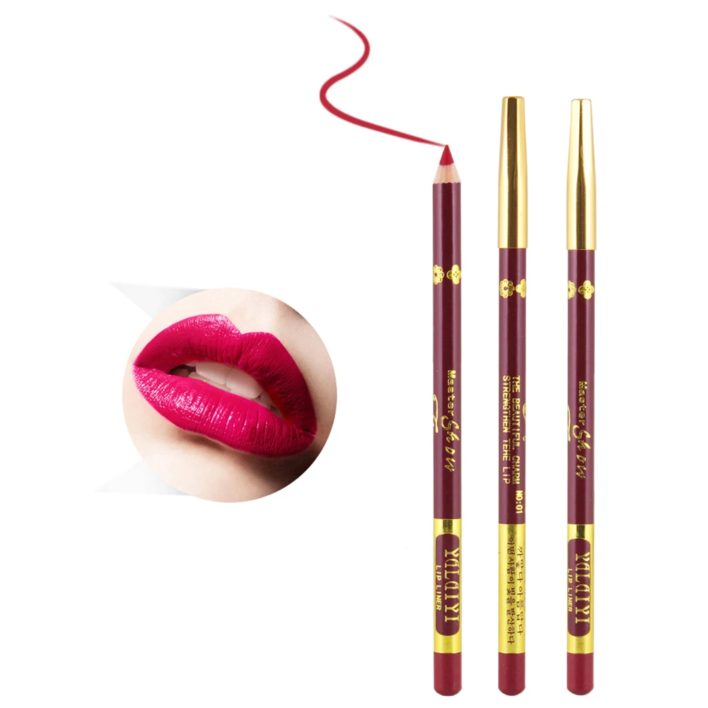 12 видов цветов Профессиональный Многофункциональный Карандаш для губ