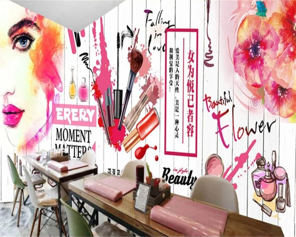 Обои на заказ 3d обои европейские и американские стандартные косметика для стен