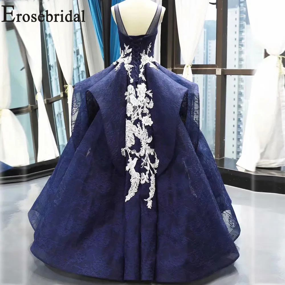Erosebridal New Arrival Evening Dress 2019 Square Collar Gown Vintage Party Appliques Formal Long | Свадьбы и торжества