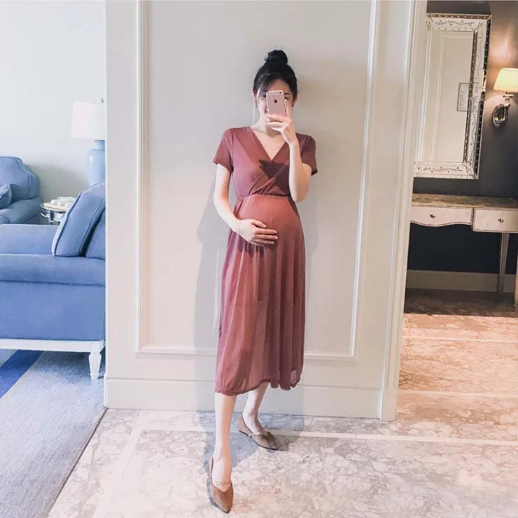 Заводская распродажа 2021 осень-зима в Корейском стиле для беременных свободное