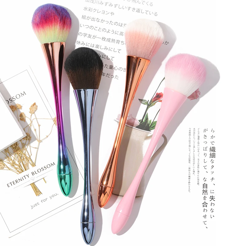 Очищающая щетка для ногтей 1 шт. очистки от пыли нежный УФ блеск удаление геля