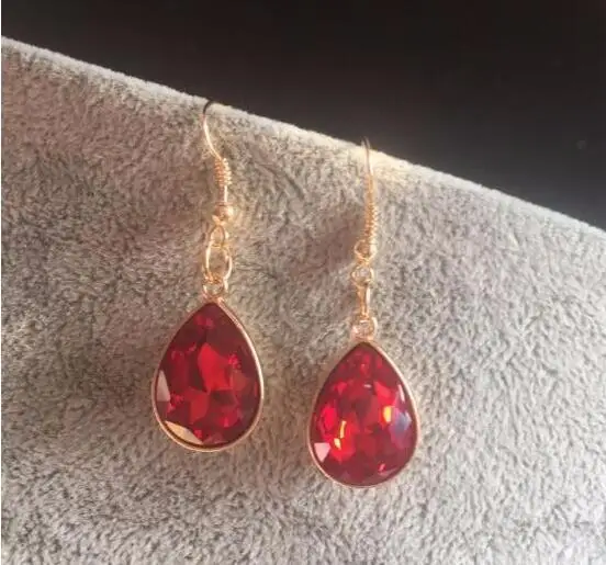 ED 0148 элегантные черные и Гламурные Кристальные полностью овальные