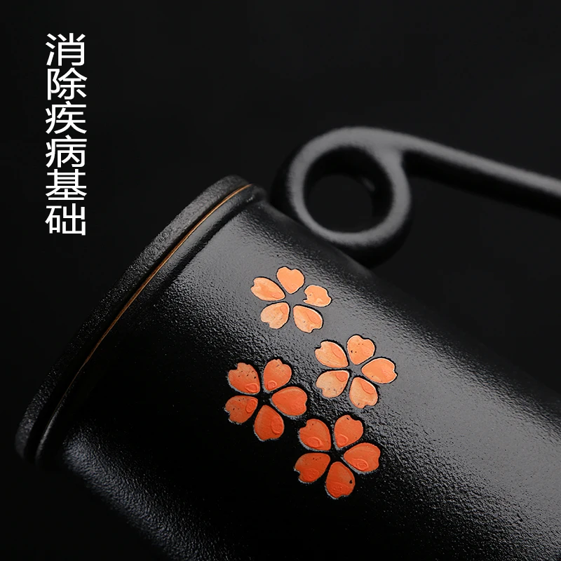 300 мл Керамика грубая керамика Чай Кружка | 10 унц. большой Ёмкость кружка с крышкой