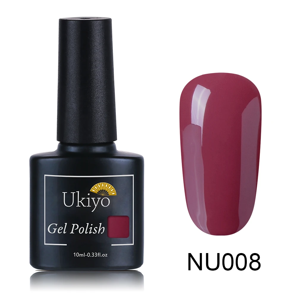 UY-NU008-10ML Ukiyo 10 мл телесный цвет серии УФ-гель для ногтей Отмачивание Полупостоянный лак для ногтей Nagellak гель лак Лаки - Цвет: UY-NU008-10ML