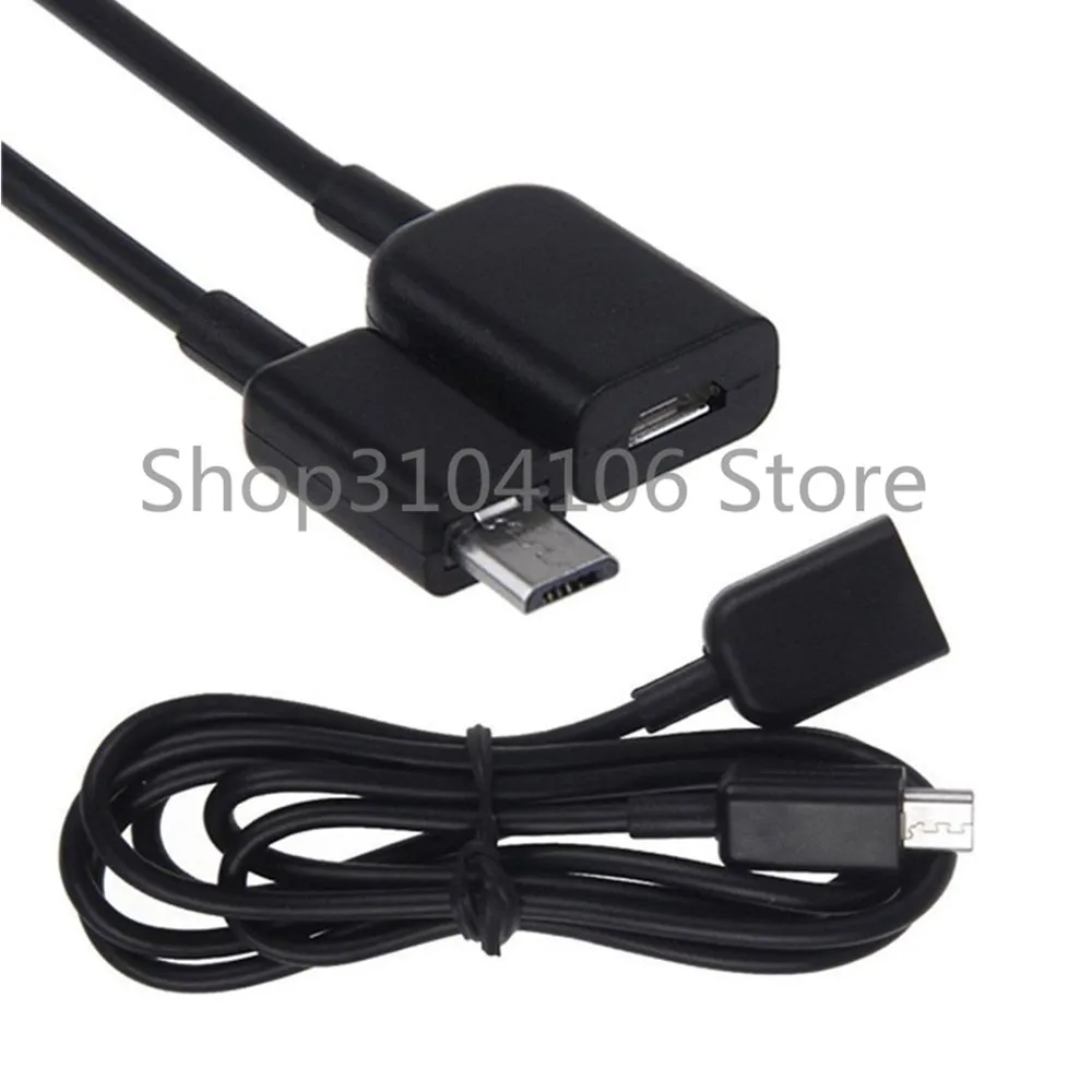 1 м микро USB удлинитель папа к Micro usb Женский кабель для зарядки OTG адаптер телефона