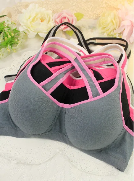 Hot Selling High Quality Professional bra push up tank wireless shockproof Seamless Back Closure vest design | Женская одежда