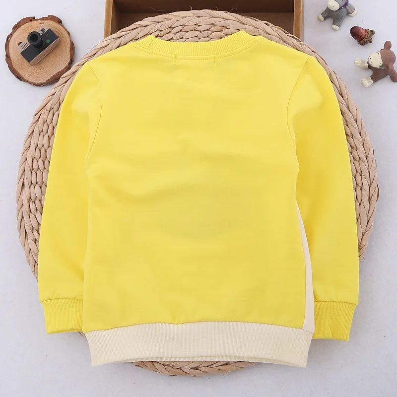 2015 осень мода детские дети капюшоном толстовка мальчики мультфильм медведь