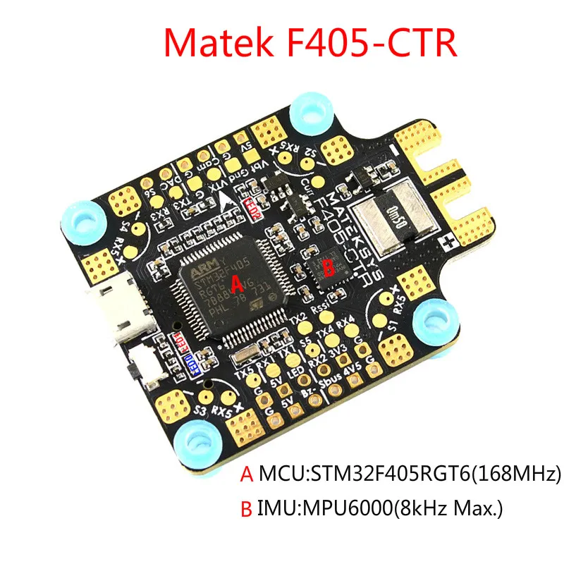 Контроллер полета Matek Mateksys встроенный PDB OSD 5 В/2 а BEC датчик тока для гоночного