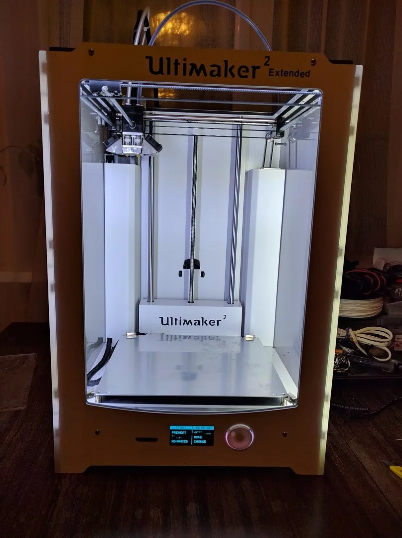 Blurolls Ultimaker 2 Расширенный+ 3D принтер Полный комплект 1,75 мм металлический Экструдер(не сооруженный) одно сопло UM2 расширенный+ 3D принтер