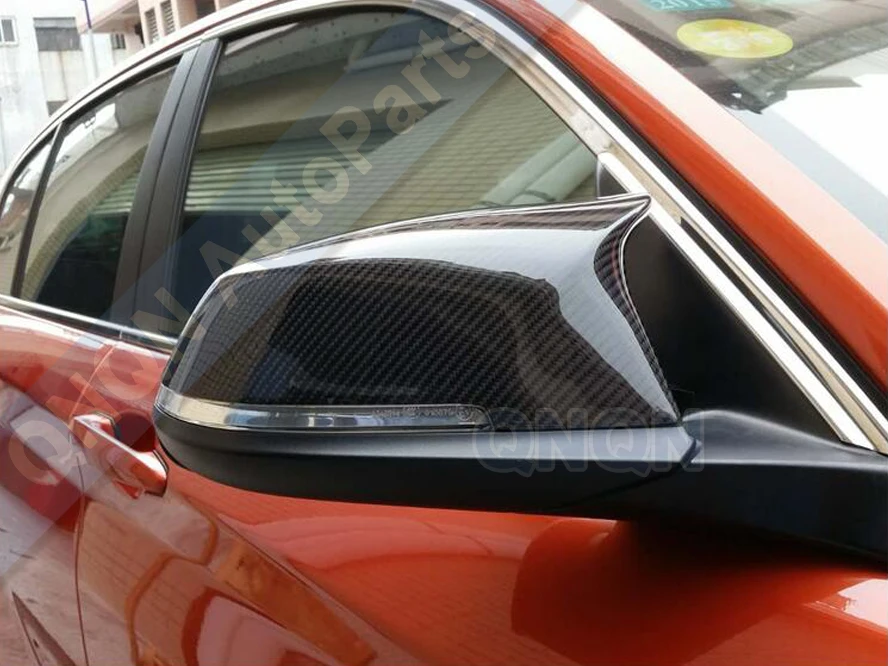 Запасная пара из углеродного волокна зеркало заднего вида для BMW X1 X5 F15 F30|rearview mirror