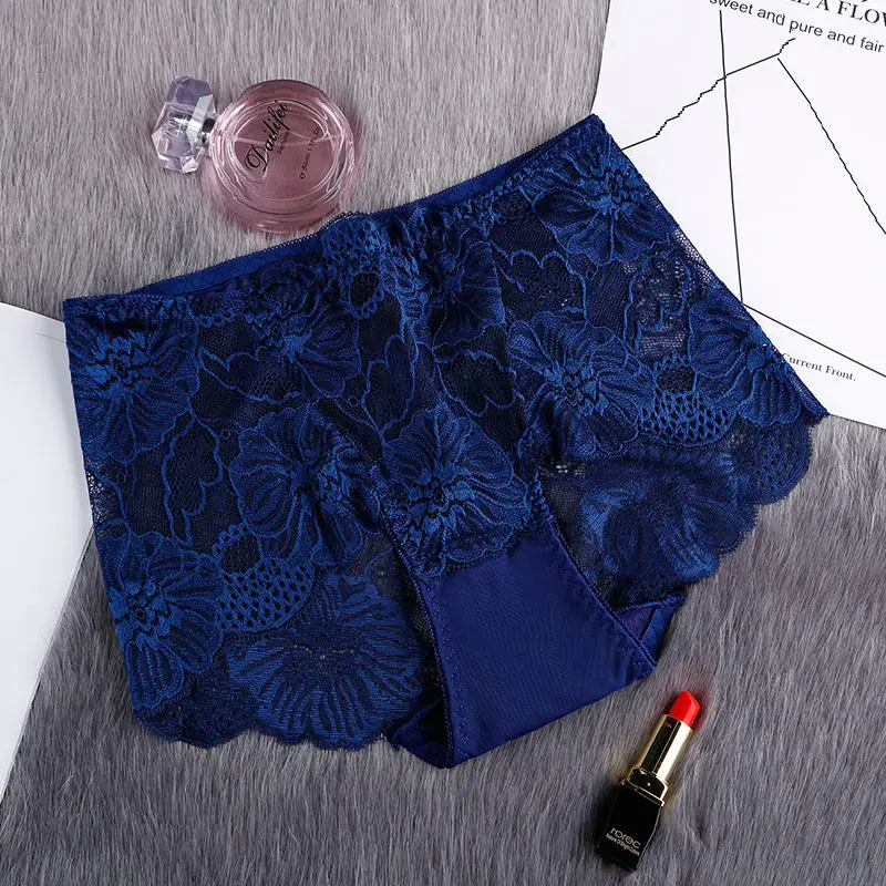 Сексуальные кружевные трусики для женщин бесшовное нижнее белье Комплект трусов