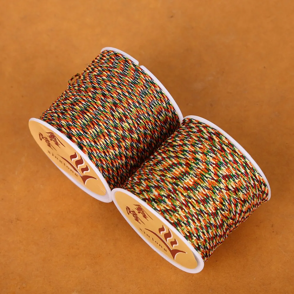 

50m Dia 0.8mm Nylon Cord Thread Chinese Knot Macrame Cord Bracelet Braided String DIY Tassels Beading Jewelry Cord String Thread