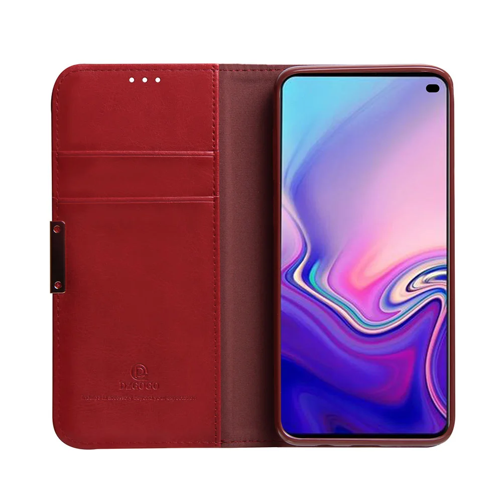 DZgogo Чехол-бумажник из натуральной кожи для samsung Galaxy Note10 Note 10+ магнитная откидная крышка S10 S9 Plus S10e Note 9 10 чехлы для телефонов