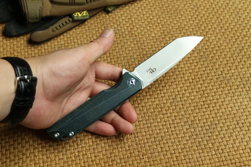 CH 3507 Складной Нож С флиппером M390 лезвие с шариковым подшипником, титановая ручка, походные ножи для выживания, инструменты для повседневного использования