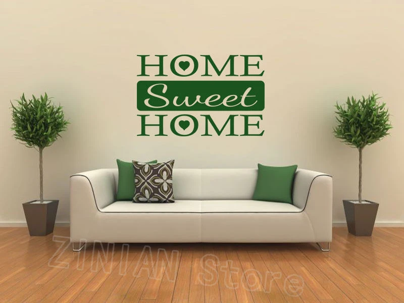 Современные настенные наклейки с цитатами домашние милые съемные виниловые для