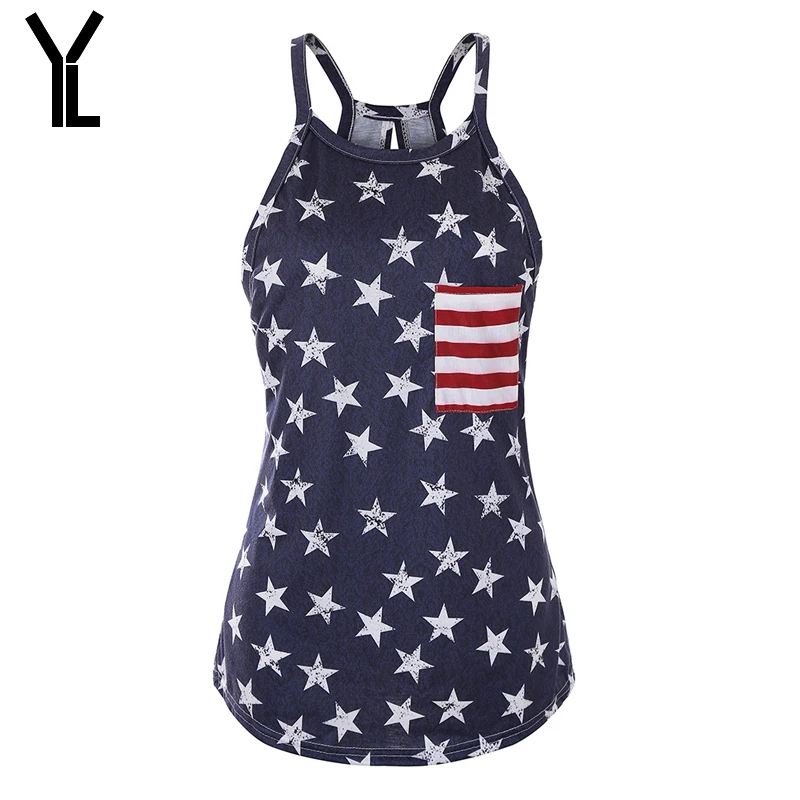 Женская Асимметричная футболка без рукавов модный летний топ с разрезом сзади и