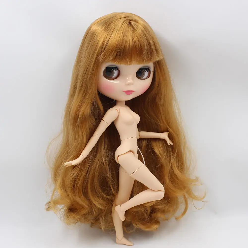 Ледяной DBS Blyth кукольные 1/6 bjd 30 см шарнирное тело натуральную кожу каштановые