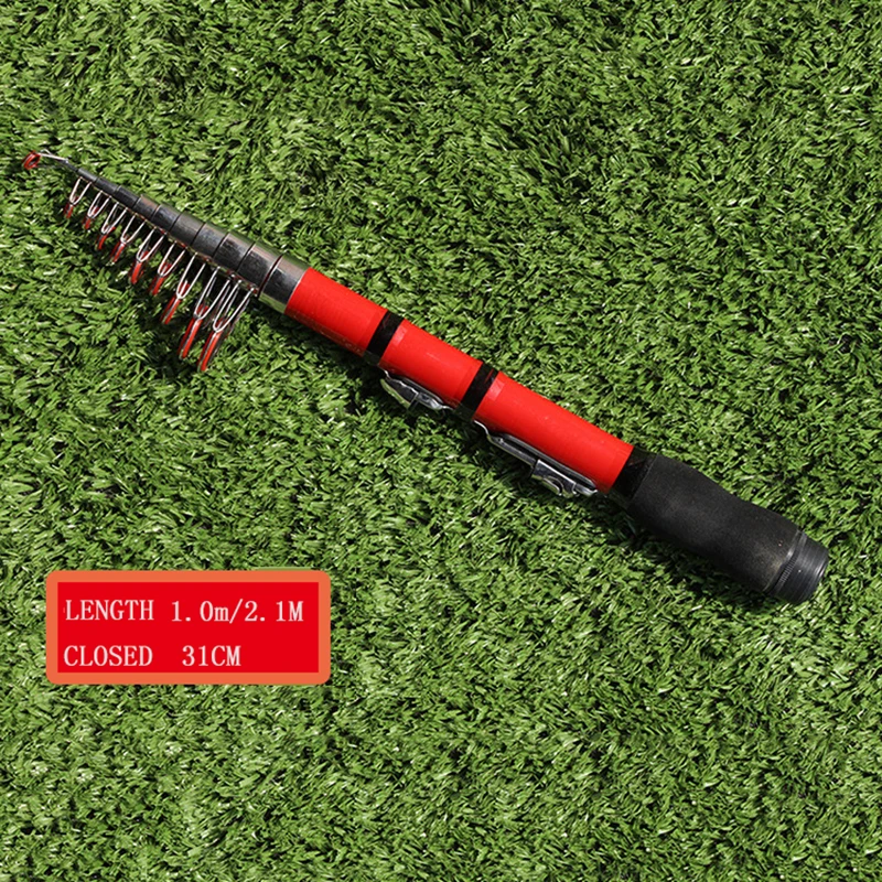 Телескопическая удочка 2 1 м ультракороткая портативсветильник супержесткая