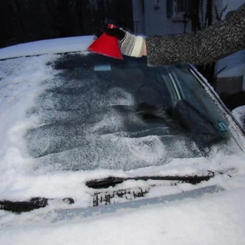 1 шт. снега царапать Магия ледовый лопатой в форме конуса Воронка снег Remover