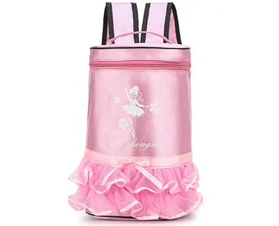 Children Ballet Bag Ballet Shoulder Embroidery Sports Bag Girls Pink Gymnastic bag for Children Dance Bags - Цвет: Picture Color