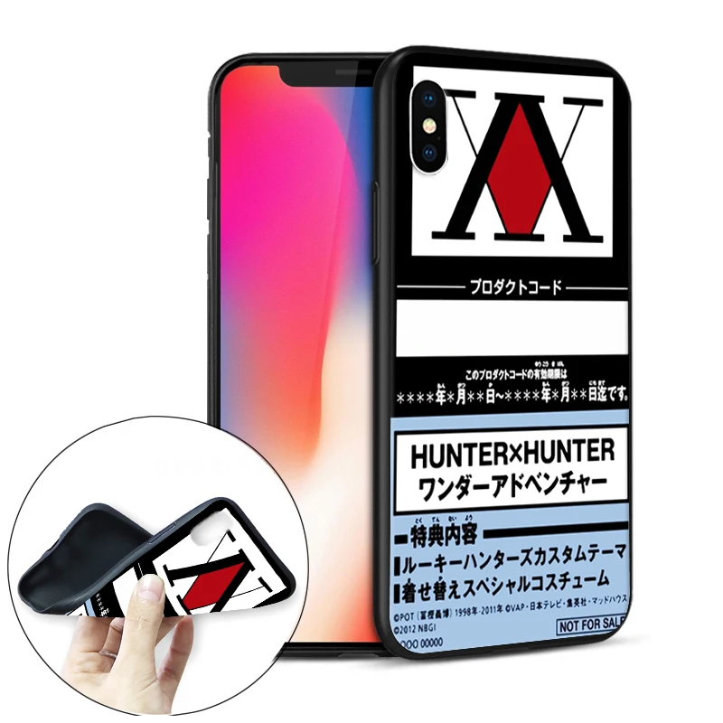 Чехол Hunter x Для iPhone XS Max HunterxHunter мягкий силиконовый чехол для X 11 Pro SE XR 7 6 8 Plus |