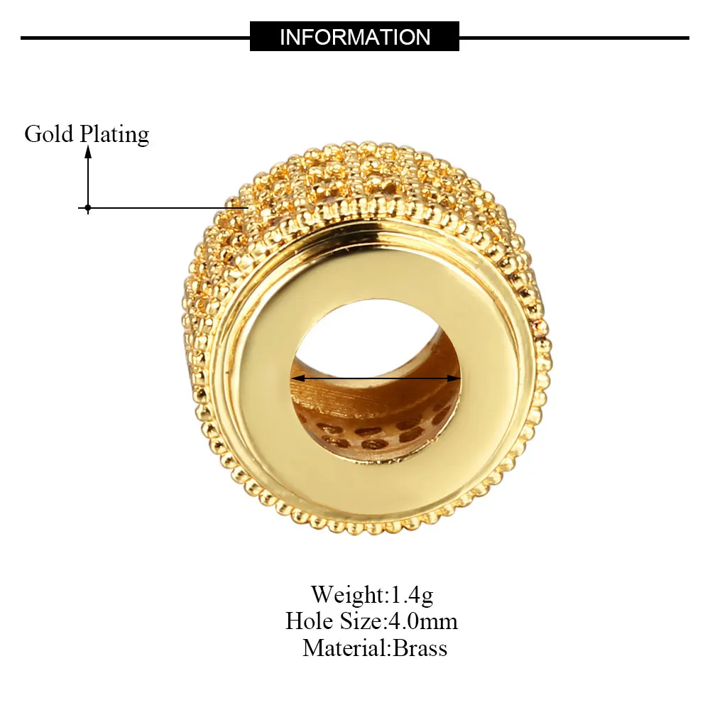 5 шт./партия бусины для браслета из натурального камня|Бусины| |