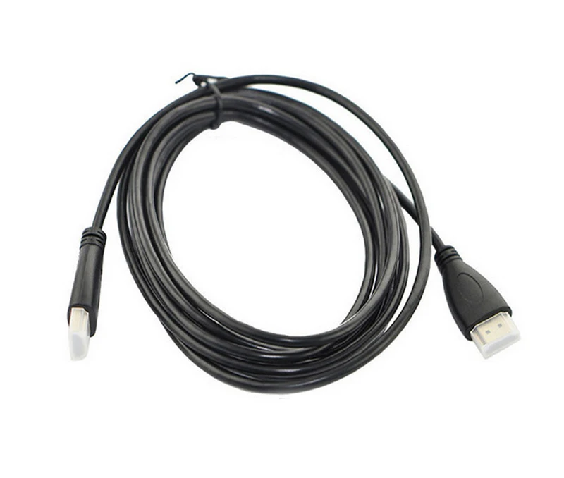 HDMI-совместимый кабель 100 шт. длинный штекер-штекер позолоченный HD tv 1 4 в 1080P 3D для PS3