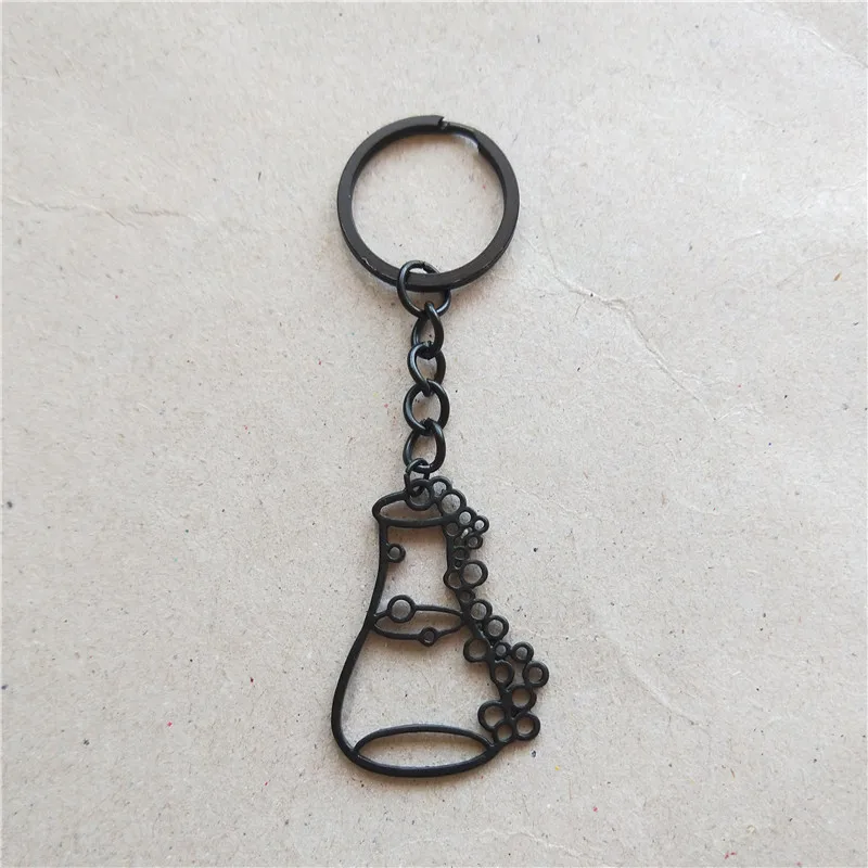 Erlenmeyer колба брелки модные зелье бутылка химия Лаборатория Выпускной подарок