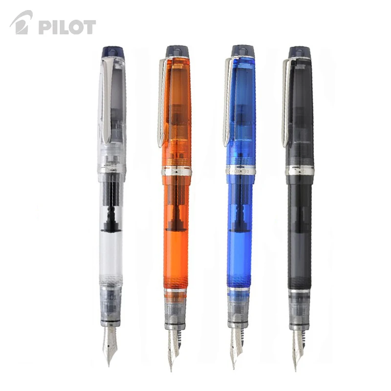 Ручка перьевая Pilot FKVH-15SRS с поворотным всасывающим устройством 14 карат цвет в