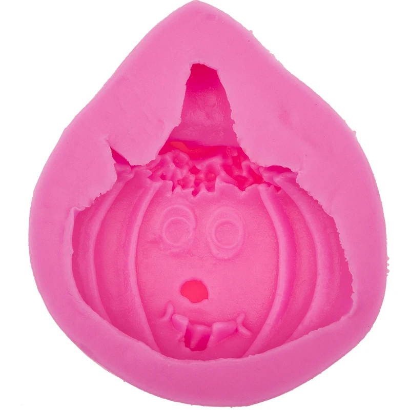 

3D форма Тыква на Хэллоуин приготовления шоколада формы DIYcake украшения инструменты, силиконовые формы выпечки помады кухня F0582