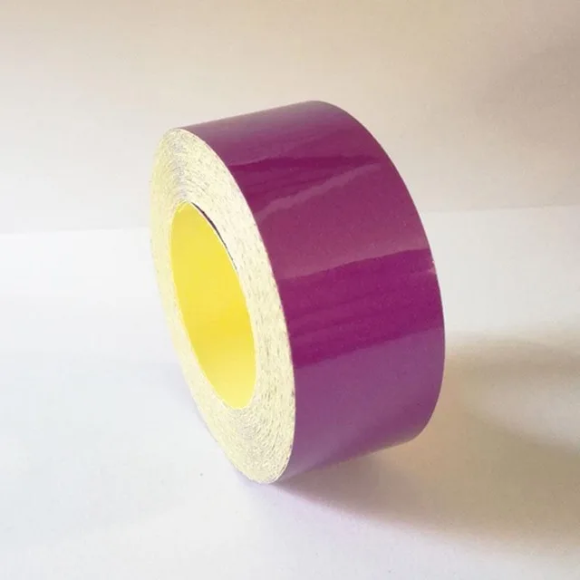 Glossy Purple 5 см x 3 м светоотражающая лента, лента Cinta Reflectante Adhesiva, автомобильная Отражающая пленка с кристаллами, сотовый край Предупреждение о безопасности дорожного движения - Цвет: Glossy Purple