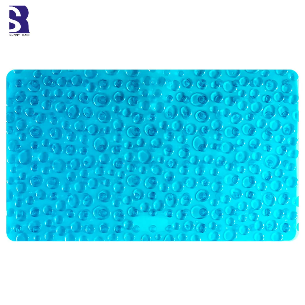 SunnyRain 1-Piece PVC Skidproof Suctorial Cup Bathroom Area Rug Bathtub Slip Resistance Mats | Дом и сад