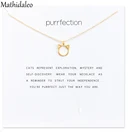Ожерелье с подвеской золотого цвета, ожерелье для ключицы, модное массивное ожерелье, Женские Ювелирные изделия E028