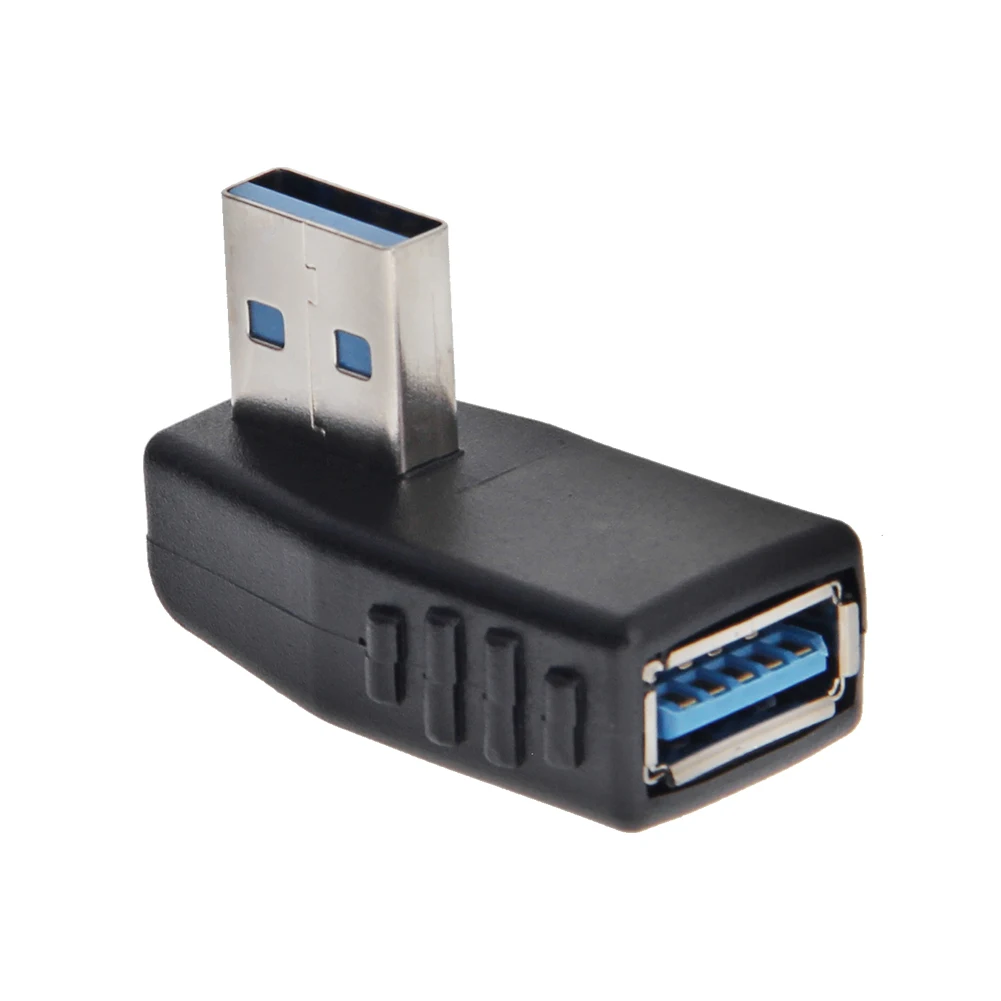 90 градусов левый угол L изгиб Usb 3 0 адаптер Папа мама удлинитель для компьютера и
