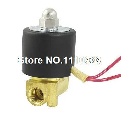 

AC 110V 1/4" PT 2 Way Direct Action Air Gas Pneumatic Electric Solenoid Valve