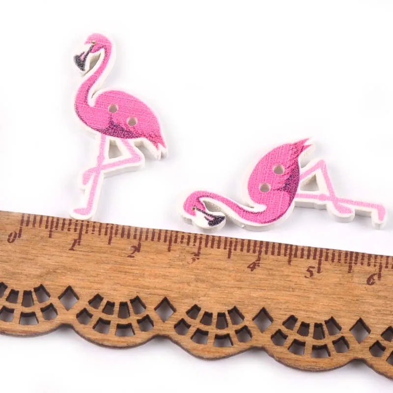 50 шт. декоративные пуговицы для рукоделия и скрапбукинга в форме розового