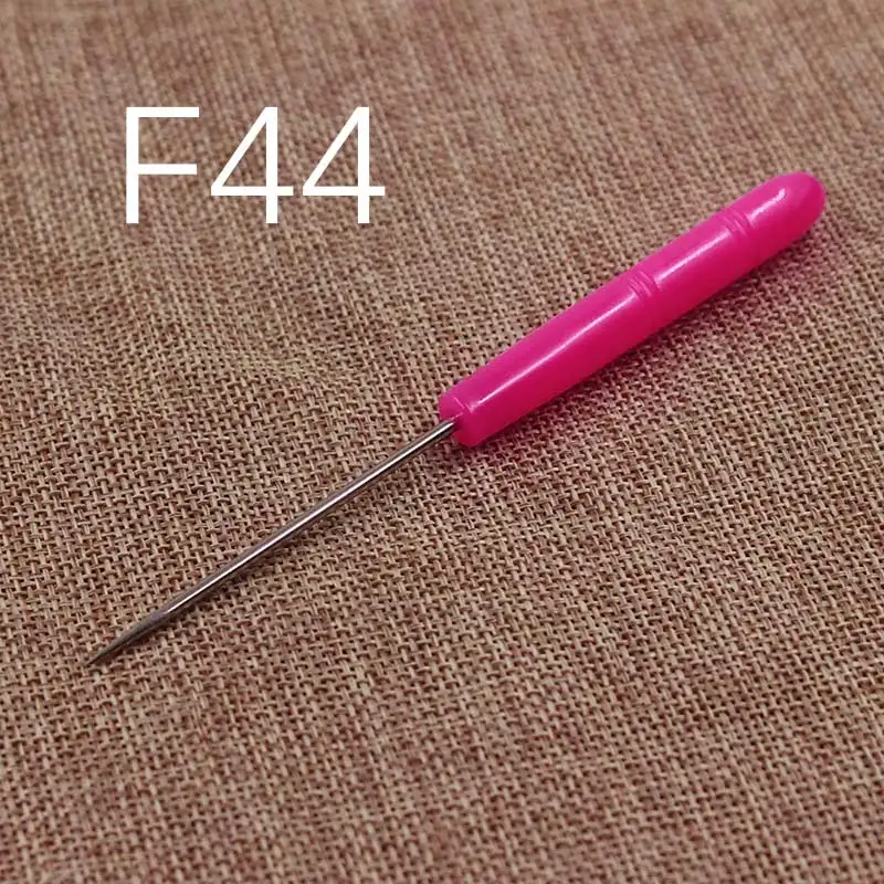 F44 1 шт. Профессиональный инструмент для шитья кожи Шило, иглы для шитья, аксессуары для парусиновой обуви, инструменты для шитья - Цвет: F44