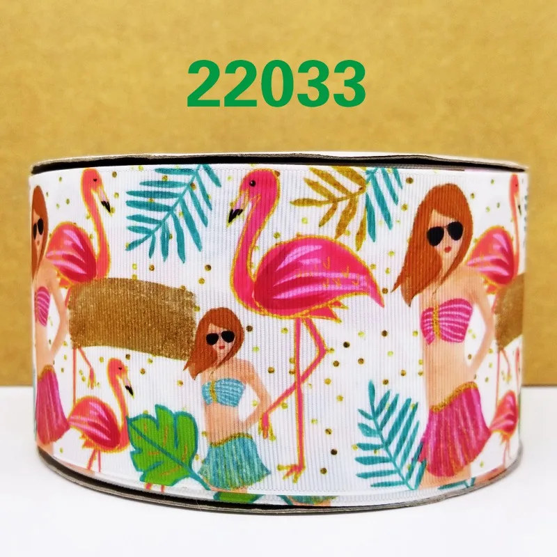 Бесплатная доставка 50 ярдов мультфильм Единорог печатных grosgrain ленты 22022 | Дом и