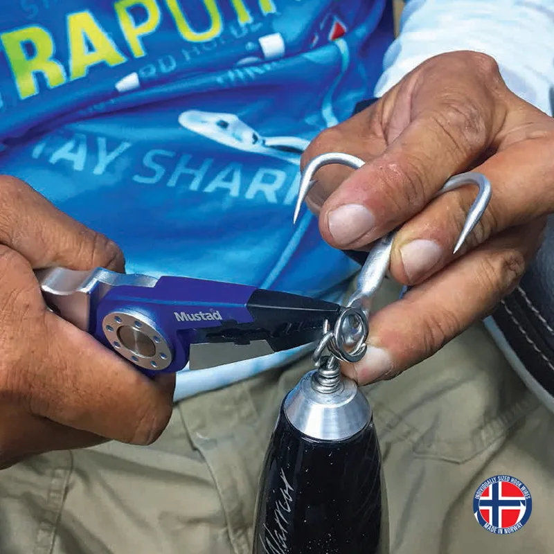 Рыболовный крючок Mustad Norway, высокое качество, Высокоуглеродистая сталь, тройной рыболовный крючок, 2/0-7/0, 36328NP-DS