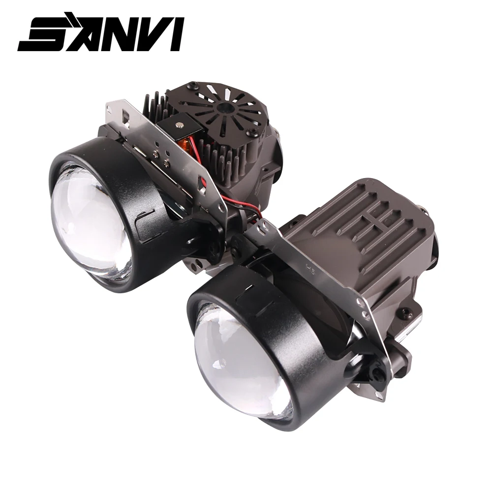 Sanvi X1 35W 5000K Bi светодиодный светильник для объектива проектора 12V Hi/Low Beam LHD & RHD