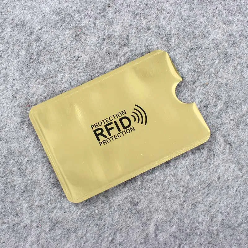 Лазерный Анти Rfid кошелек Блокировка ридер замок банк держатель для карт Id банковский чехол для карт Защита металлический кредитный держатель для карт s алюминий