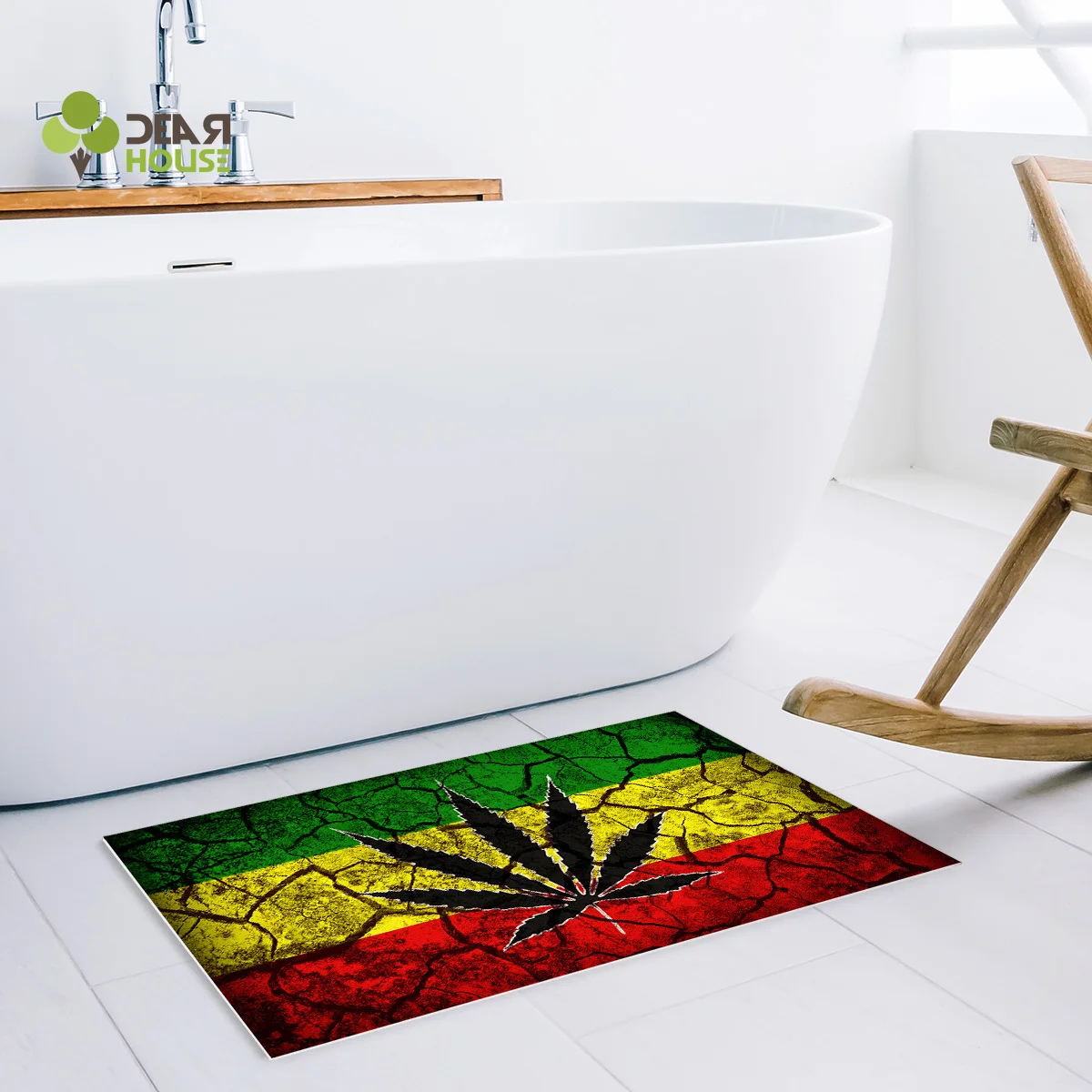 Набор аксессуаров для ванной Dearhouse с логотипом кленового листа Afrika набор